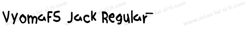 VyomaFS Jack Regular字体转换